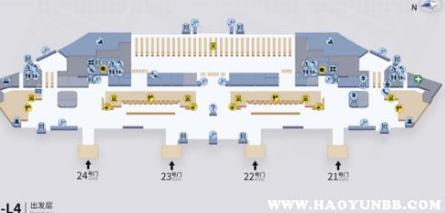 成都天府机场t2登机口分布图